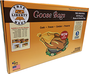 TRUE LIBERTY 4-Gallon Bags (Goose Bags) 100 Pack