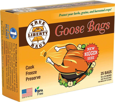 TRUE LIBERTY 4-Gallon Bags (Goose Bags) 25 pack