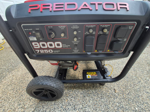 Portable Generator (2 DAY RENTAL) PREDATOR 9000 Watt Gas