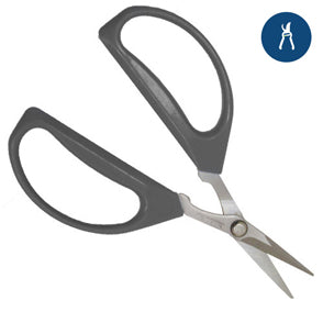 Greensadi 4-Pack Trimming Scissors with Precision Tip Stainless Steel  Blades comes with Brush - 4 Straight Blade Pruning Shears/Herb scissors for