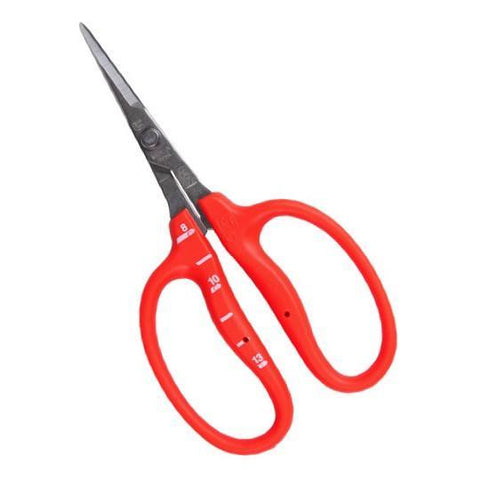 Greensadi 4-Pack Trimming Scissors with Precision Tip Stainless Steel  Blades comes with Brush - 4 Straight Blade Pruning Shears/Herb scissors for