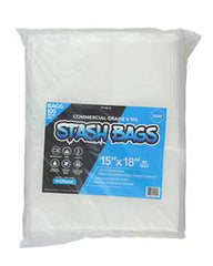 STASH BAGS (15x18) (PRE-CUT) (CL/CL) Commercial Grade Vacuum Sealed (100 BAGS)
