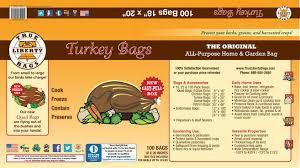 TRUE LIBERTY 3 Gallon Bags (Turkey Bags) 100 Pack -